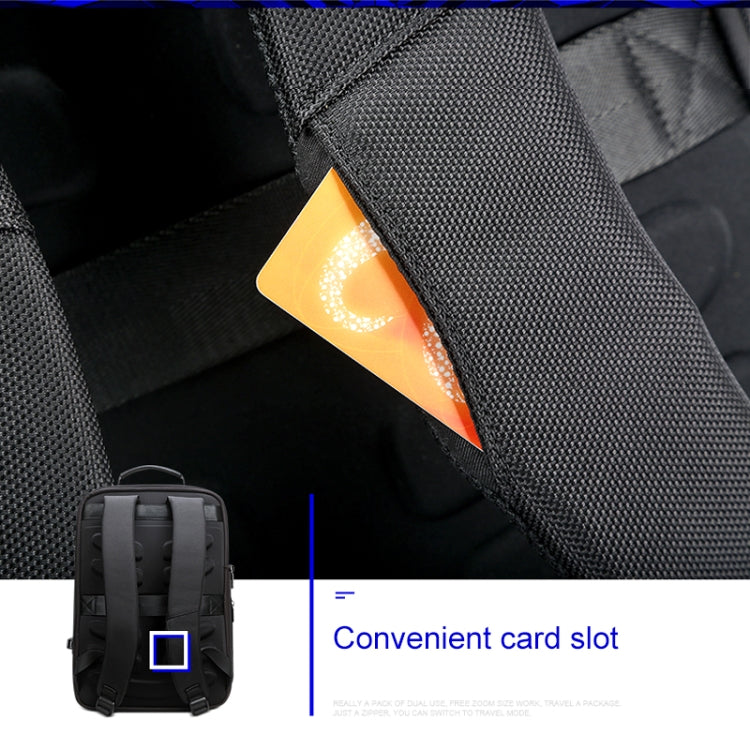 Bopai 61-07311 Large Capacity Anti-theft Waterproof Backpack Laptop Tablet Bag for 15.6 inch and Below, External  USB Charging Port(Black) - free shipping - PMC Jewellery - Order now!