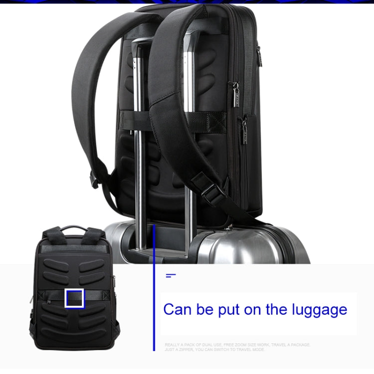 Bopai 61-07311 Large Capacity Anti-theft Waterproof Backpack Laptop Tablet Bag for 15.6 inch and Below, External  USB Charging Port(Black) - free shipping - PMC Jewellery - Order now!
