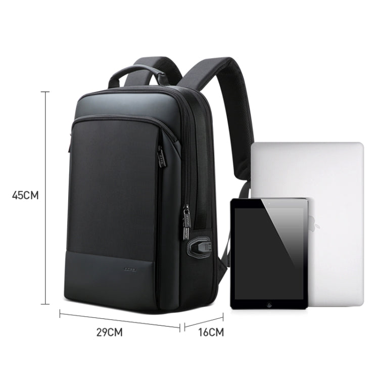 Bopai 61-07311 Large Capacity Anti-theft Waterproof Backpack Laptop Tablet Bag for 15.6 inch and Below, External  USB Charging Port(Black) - free shipping - PMC Jewellery - Order now!
