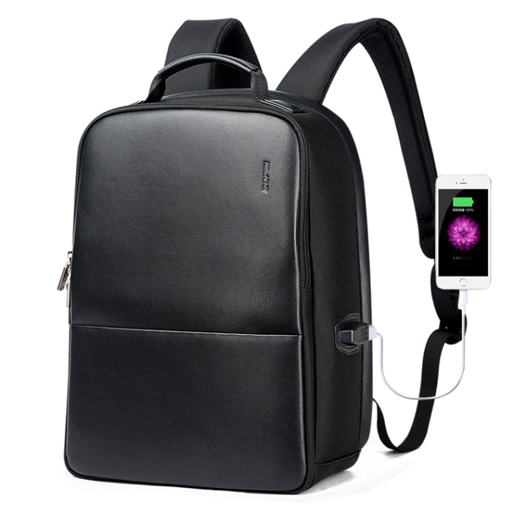 Bopai 751-006431 Business Waterproof Anti-theft Large Capacity Double Shoulder Bag,with USB Charging Port, Size: 27x16.5x40cm (Black) - free shipping - PMC Jewellery - Order now!