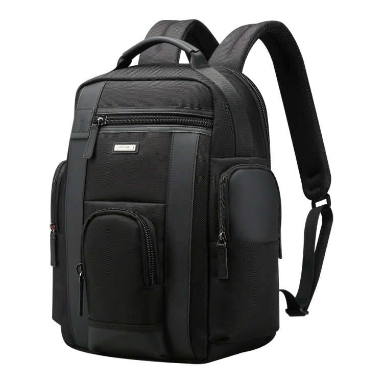 Bopai 851-008821 Outdoor Breathable Waterproof Anti-theft Large Capacity Double Shoulder Bag,with USB Charging Port, Size: 36x17x41.5cm (Black) - free shipping - PMC Jewellery - Order now!