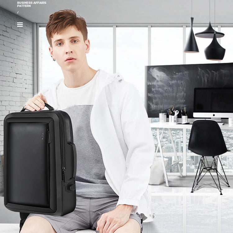 Bopai 751-006551 Large Capacity Business Casual Breathable Laptop Backpack with External USB Interface, Size: 30 x 12 x 44cm(Black) - free shipping - PMC Jewellery - Order now!