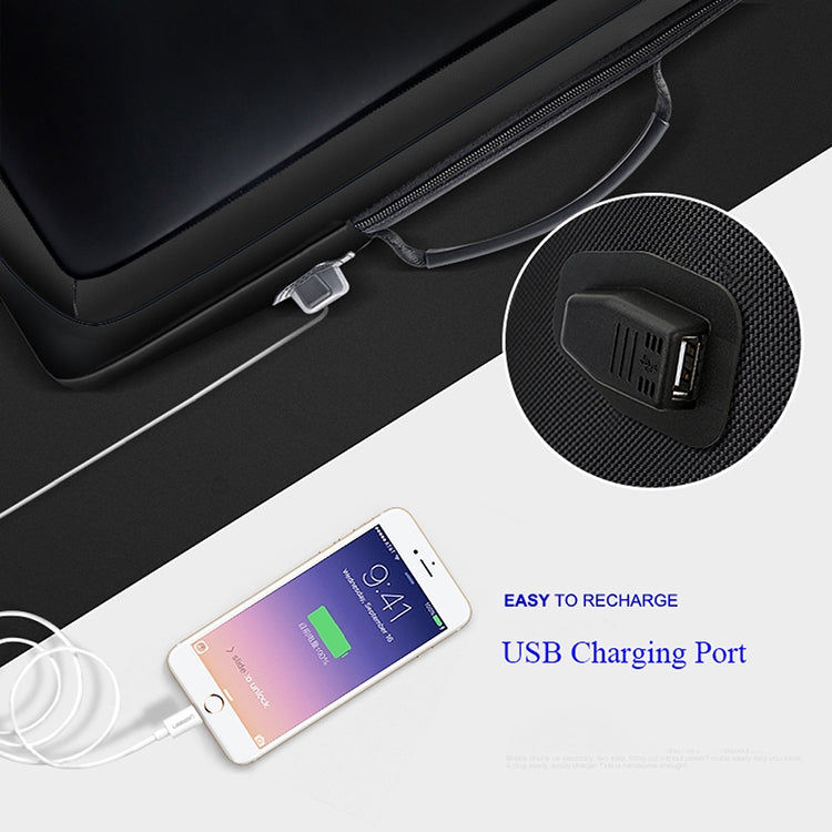 Bopai 751-006551 Large Capacity Business Casual Breathable Laptop Backpack with External USB Interface, Size: 30 x 12 x 44cm(Black) - free shipping - PMC Jewellery - Order now!