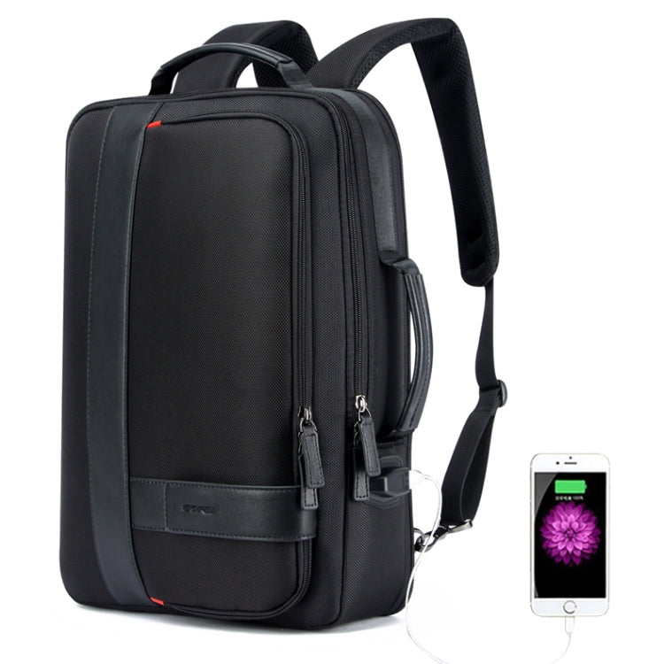 Bopai 751-006561 Large Capacity Business Casual Breathable Laptop Backpack with External USB Interface, Size: 29 x 16 x 44cm(Black) - free shipping - PMC Jewellery - Order now!