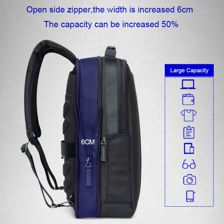 Bopai 751-006561 Large Capacity Business Casual Breathable Laptop Backpack with External USB Interface, Size: 29 x 16 x 44cm(Black) - free shipping - PMC Jewellery - Order now!