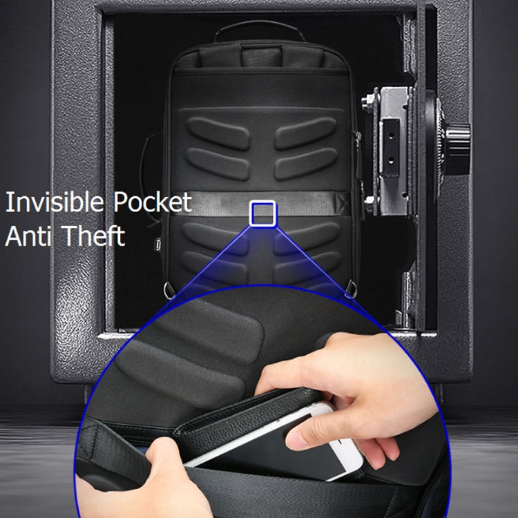 Bopai 751-006561 Large Capacity Business Casual Breathable Laptop Backpack with External USB Interface, Size: 29 x 16 x 44cm(Black) - free shipping - PMC Jewellery - Order now!