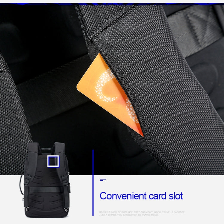 Bopai 751-006561 Large Capacity Business Casual Breathable Laptop Backpack with External USB Interface, Size: 29 x 16 x 44cm(Black) - free shipping - PMC Jewellery - Order now!