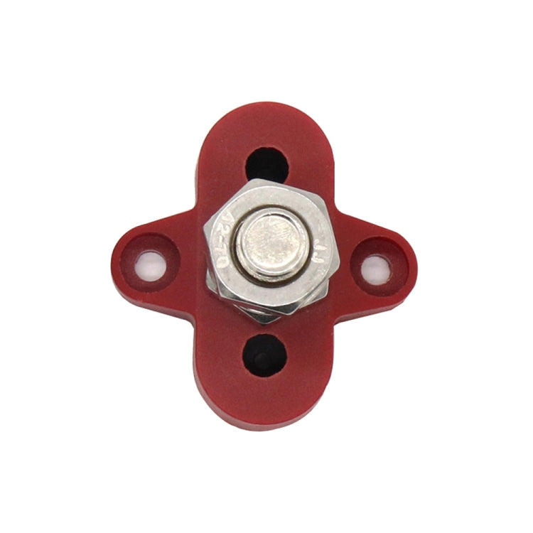 Single Heavy-Duty Terminal Studs Red M10 Bus Bar for Car / RV / Boat - Booster Cable & Clip by PMC TechLife | Online Shopping South Africa | PMC TechLife | Buy Now Pay Later Mobicred