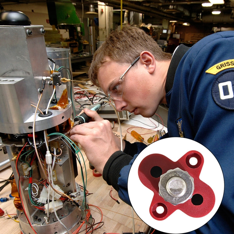 Single Heavy-Duty Terminal Studs Red M10 Bus Bar for Car / RV / Boat - Booster Cable & Clip by PMC TechLife | Online Shopping South Africa | PMC TechLife | Buy Now Pay Later Mobicred