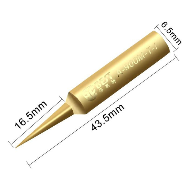 10 PCS BEST Pure Copper Low Temperature Soldering Iron Tip Special for Welding Fly Jump Wire A-900M-T-I - free shipping - PMC TechLife - Order now!