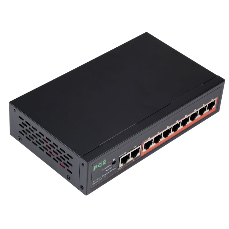 8 Ports 10/100Mbps POE Switch IEEE802.3af Power Over Ethernet Network Switch for IP Camera VoIP Phone AP Devices - Switch by PMC Jewellery | Online Shopping South Africa | PMC Jewellery | Buy Now Pay Later Mobicred
