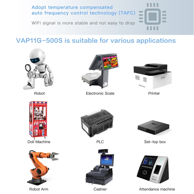 VONETS VAP11G-500S High Power CPE 20dbm Mini WiFi 300Mbps Bridge WiFi Repeater Signal Booster, Outdoor Wireless Point to Point, No Abstacle(White) - free shipping - PMC Jewellery - Order now!