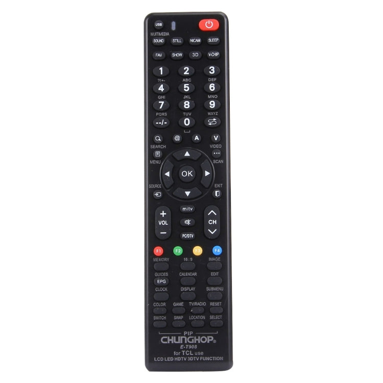 CHUNGHOP E-T908 Universal Remote Controller for TCL LED TV / LCD TV / HDTV / 3DTV - TV by CHUNGHOP | Online Shopping South Africa | PMc TechLife | Buy Now Pay Later Mobicred