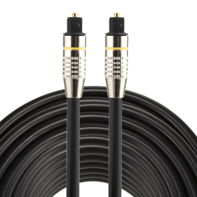 25m OD6.0mm Nickel Plated Metal Head Toslink Male to Male Digital Optical Audio Cable - Audio Optical Cables by PMC Jewellery | Online Shopping South Africa | PMC Jewellery | Buy Now Pay Later Mobicred