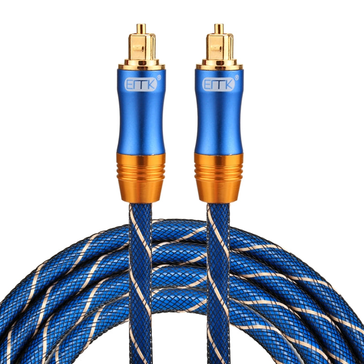 EMK LSYJ-A 2m OD6.0mm Gold Plated Metal Head Toslink Male to Male Digital Optical Audio Cable - free shipping - PMC Jewellery - Order now!