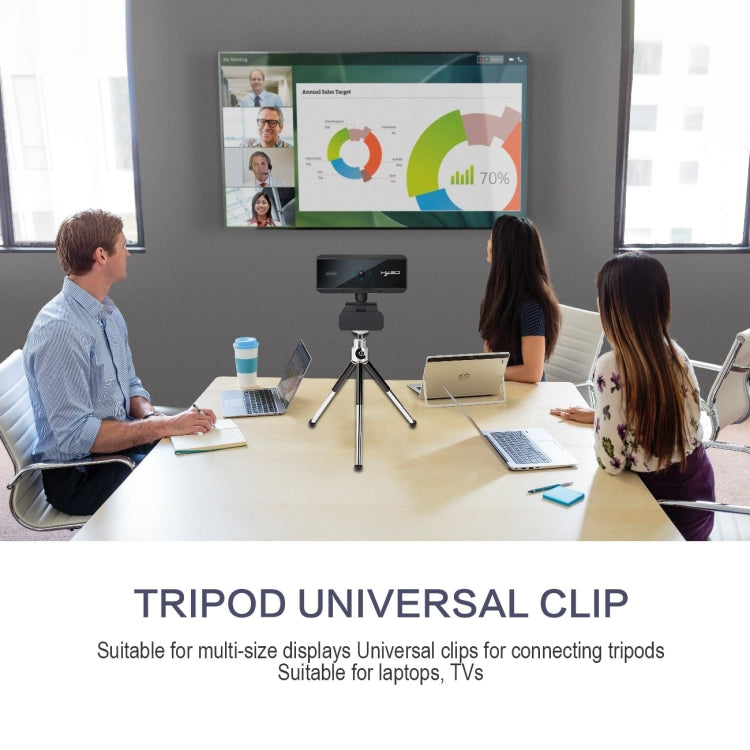 HXSJ S3 500W 1080P Adjustable 180 Degree HD Automatic Focus PC Camera with Microphone(Black) - free shipping - PMC Jewellery - Order now!