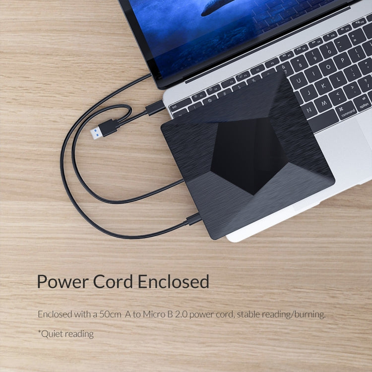 ORICO DVD-XD007 Portable USB 3.0 Interface External CD DVD Optical Drive CD/DVD-RW Recorder - free shipping - PMC Jewellery - Order now!