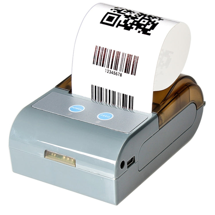 QS-5803 Portable 58mm Bluetooth POS Receipt Thermal Printer(Grey) - Receipt Printers by PMC TechLife | Online Shopping South Africa | PMC TechLife | Buy Now Pay Later Mobicred