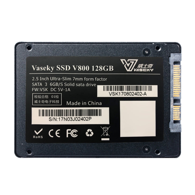 Vaseky V800 128GB 2.5 inch SATA3 6GB/s Ultra-Slim 7mm Solid State Drive SSD Hard Disk Drive for Desktop, Notebook - free shipping - PMC Jewellery - Order now!