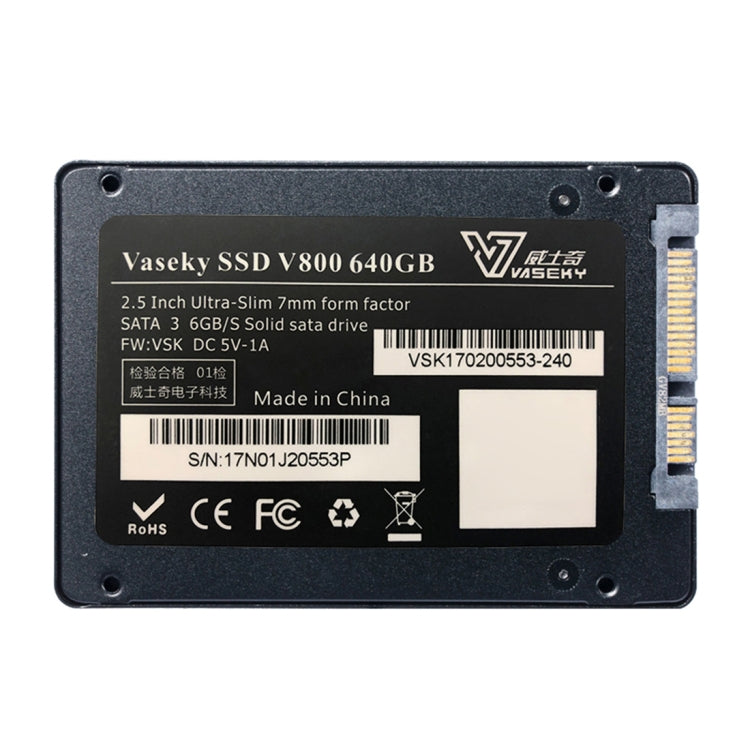 Vaseky V800 512GB 2.5 inch SATA3 6GB/s Ultra-Slim 7mm Solid State Drive SSD Hard Disk Drive for Desktop, Notebook - free shipping - PMC Jewellery - Order now!