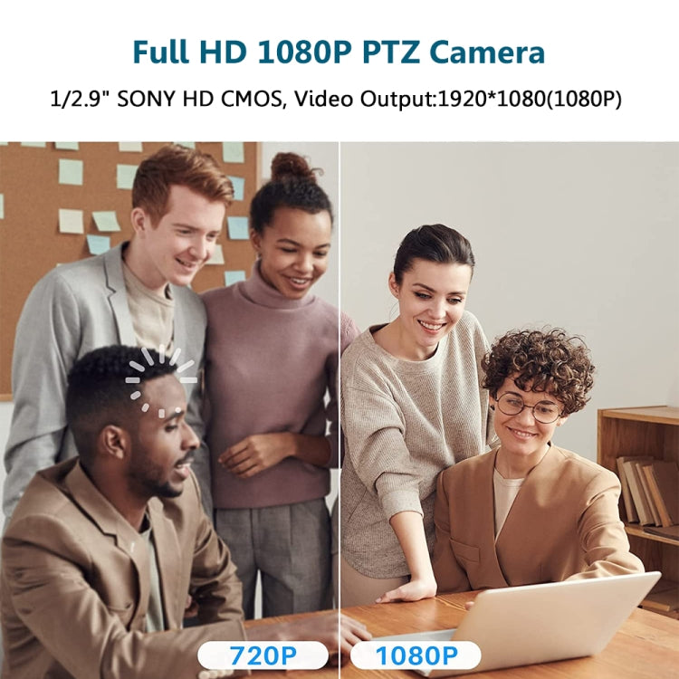 YANS YS-H20U USB HD 1080P Wide-Angle Video Conference Camera with Remote Control, US Plug(Grey) - free shipping - PMC TechLife - Order now!