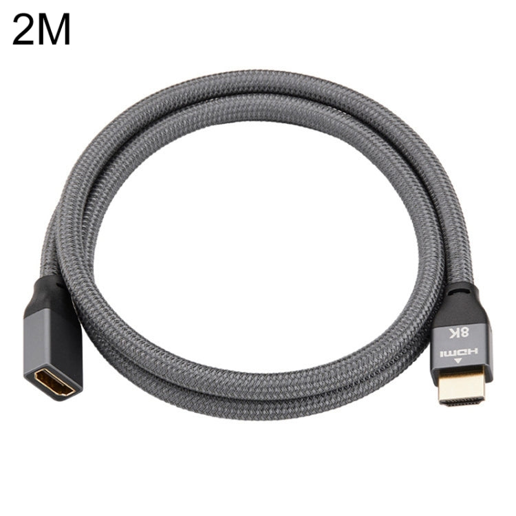 HDMI 8K 60Hz Male to Female Cable Support 3D Video, Cable Length: 2m - free shipping - PMC Jewellery - Order now!