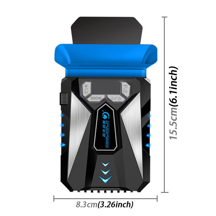 Ice Troll 5 COOLCOLD Portable Laptop Cooling Fan Air Cooler Speed Adjustable High Performance Notebook Fan Cooler Controller, AC 220V(Black) - free shipping - PMC Jewellery - Order now!