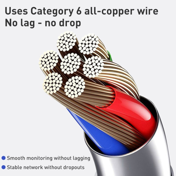 2 in 1 RJ45 POE Injector and Splitter Cable Set with 2.1x 5.5mm Female & Male DC Jack(White) - Cable & Adapter by PMC TechLife | Online Shopping South Africa | PMC TechLife