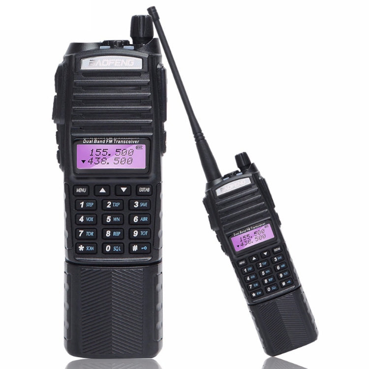 BaoFeng UV-82T Tri-Band Two-Way Radio Dual Antenna Handheld Walkie Talkie, EU Plug - free shipping - PMC TechLife - Order now!