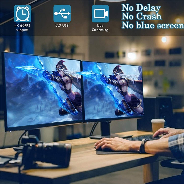 Z29D HDMI/F Female to USB 3.0/M Male HD Video Capture Card with Cable - Video Capture Solutions by PMC TechLife | Online Shopping South Africa | PMC TechLife | Buy Now Pay Later Mobicred