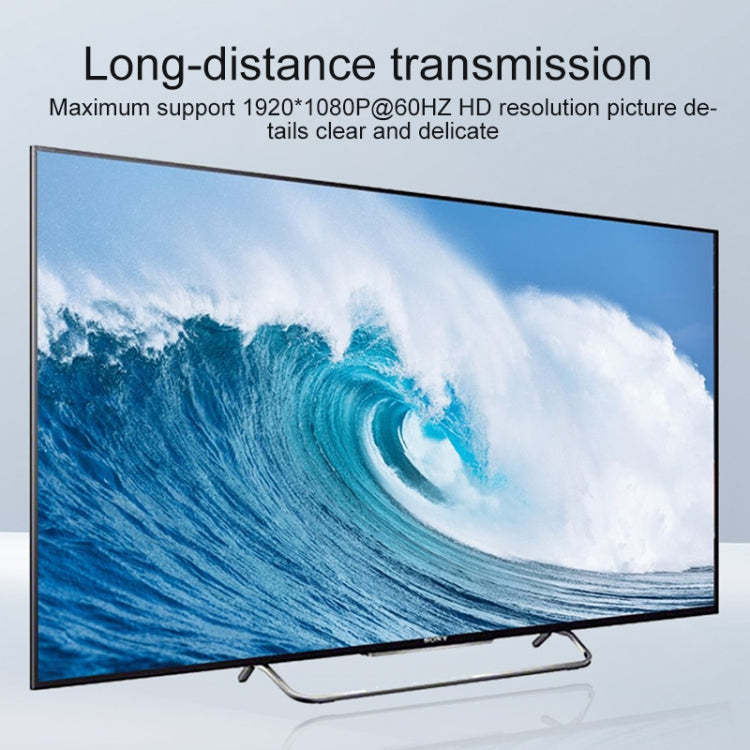 Measy DVI1815 DVI Extender Transmitter and Receiver Converter, POE Single Power Supply, Transmission Distance: 150m(EU Plug) - free shipping - PMC Jewellery - Order now!