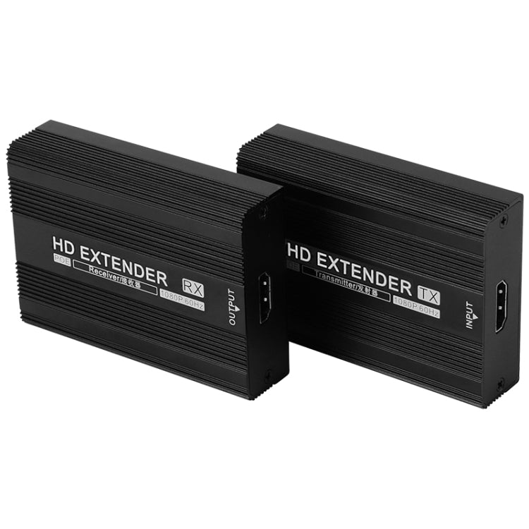 Measy ET1820 HDMI Extender Transmitter and Receiver Converter, POE Single Power Supply, Transmission Distance: 200m(UK Plug) - free shipping - PMC Jewellery - Order now!