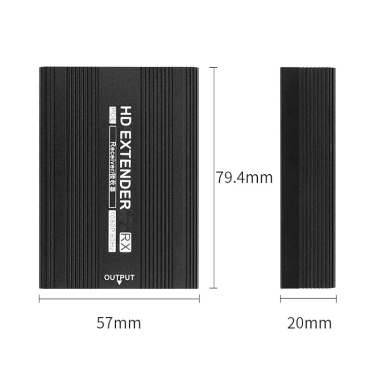 Measy ET1820 HDMI Extender Transmitter and Receiver Converter, POE Single Power Supply, Transmission Distance: 200m(EU Plug) - free shipping - PMC Jewellery - Order now!