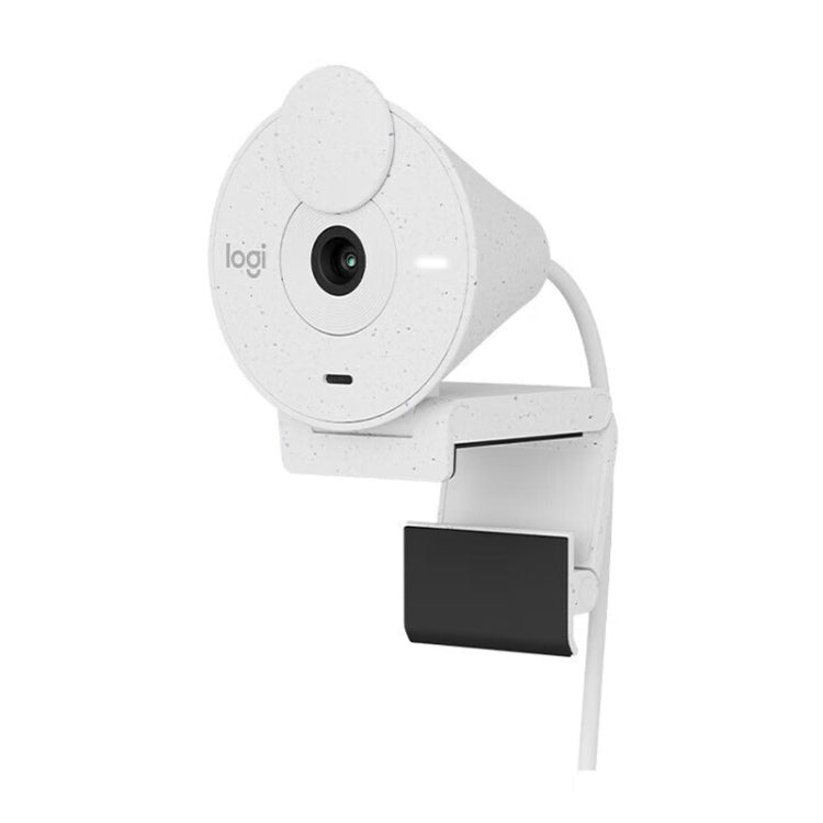 Logitech Brio 300 2MP 1080P Full HD IP Camera with Noise Reduction Microphone (White) - free shipping - PMC Jewellery - Order now!