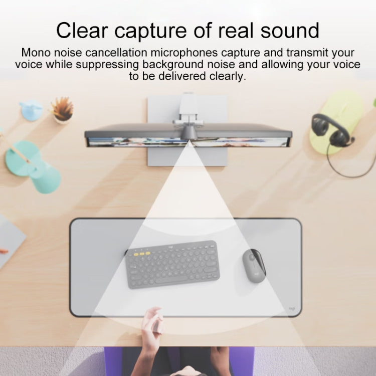 Logitech Brio 300 2MP 1080P Full HD IP Camera with Noise Reduction Microphone (Black) - free shipping - PMC Jewellery - Order now!