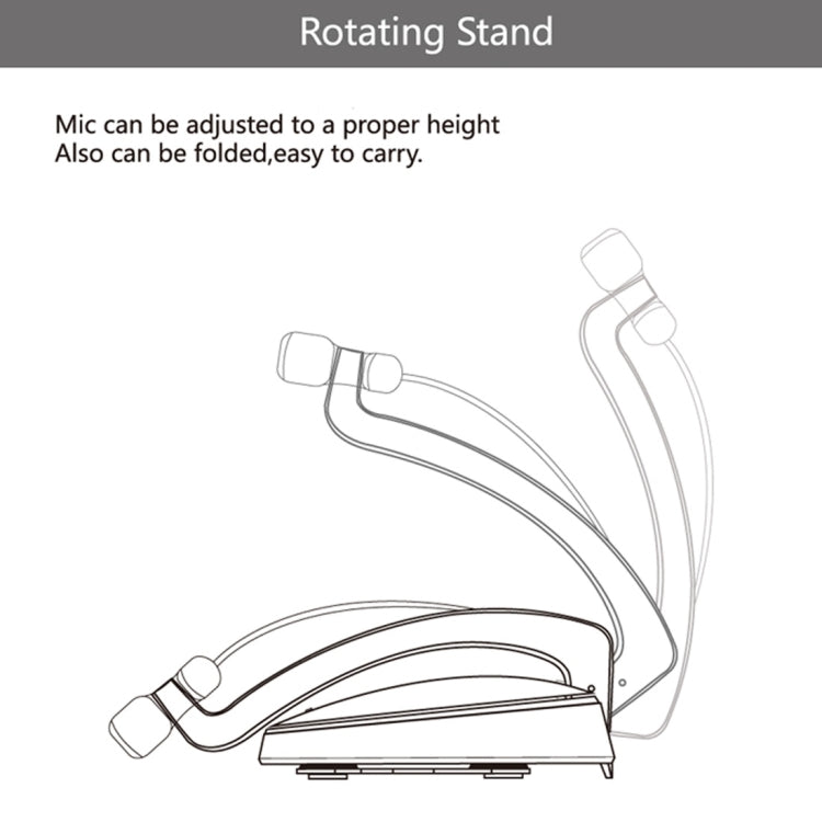 Yanmai SF-911B USB 2.0 Professional Condenser Sound Recording Microphone with Base Holder, Cable Length: 1.5m, Compatible with PC and Mac for Live Broadcast Show, KTV, etc.(Black) - Microphone by Yanmai | Online Shopping South Africa | PMC TechLife | Buy Now Pay Later Mobicred