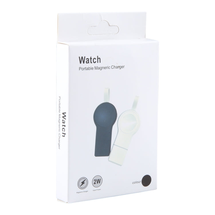 For Apple Watch Series 2W USB Port Portable Magnetic Charger (Black) - Charger / Holder by PMC TechLife | Online Shopping South Africa | PMC TechLife | Buy Now Pay Later Mobicred