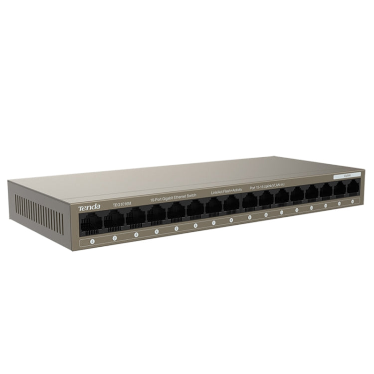 Tenda TEG1016M Desktop Metal 16-Port Gigabit Ethernet Switch Fast Establish High-Speed Network - free shipping - PMC Jewellery - Order now!