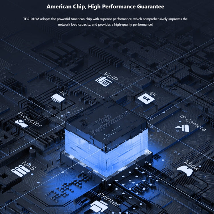 Tenda TEG1016M Desktop Metal 16-Port Gigabit Ethernet Switch Fast Establish High-Speed Network - free shipping - PMC Jewellery - Order now!