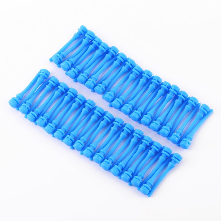 60 PCS 40mm Anti Vibration Soft Damping Nail Rubber Silicone Computer Fan Screw (Blue) - Fan Cooling by PMC Jewellery | Online Shopping South Africa | PMC Jewellery | Buy Now Pay Later Mobicred