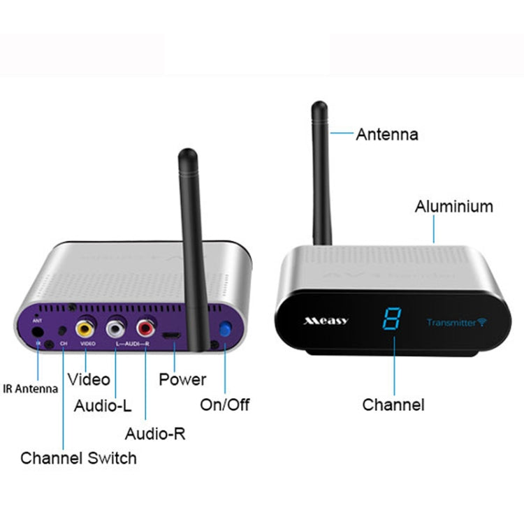Measy AV220 2.4GHz Wireless Audio / Video Transmitter and Receiver, Transmission Distance: 200m, AU Plug - Set Top Box & Accessories by Measy | Online Shopping South Africa | PMC TechLife | Buy Now Pay Later Mobicred