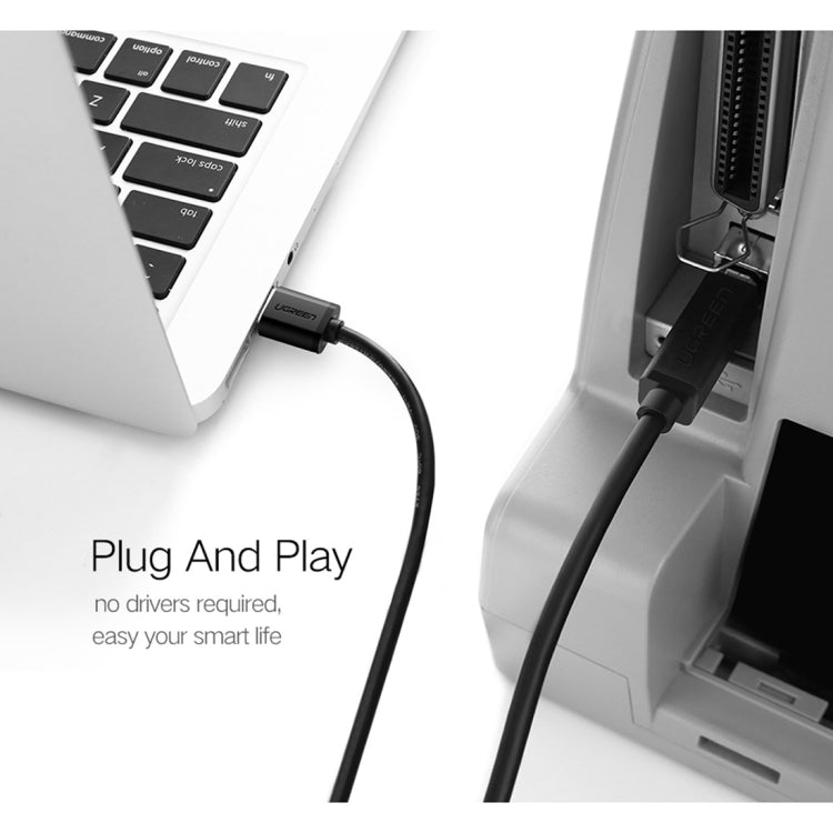 UGREEN USB 3.0 Type A Male to Type B Male Gold-plated Printer Cable Data Cable, For Canon, Epson, HP, Cable Length: 1m - USB 3.0 by UGREEN | Online Shopping South Africa | PMC TechLife | Buy Now Pay Later Mobicred