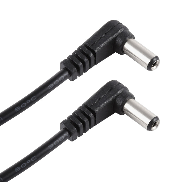 30cm 5A 5.5 x 2.1mm Male to Male Elbow DC Power Supply Plug Cable, DC 12-24V - Universal Power Adapter by PMc TechLife | Online Shopping South Africa | PMc TechLife | Buy Now Pay Later Mobicred