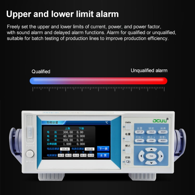 DCUU PM2818C AC 40A Intelligent Electrical Parameters Measuring Instrument (US Plug) - Current & Voltage Tester by PMc TechLife | Online Shopping South Africa | PMc TechLife | Buy Now Pay Later Mobicred