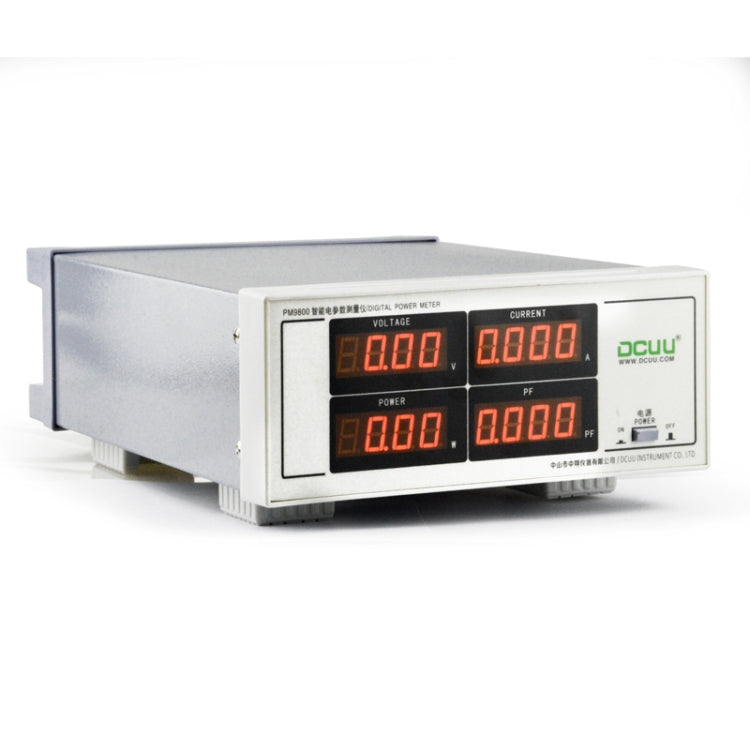 DCUU PM9800 Intelligent Electrical Parameters Measuring Instrument, Basic Edition (US Plug) - Current & Voltage Tester by PMC TechLife | Online Shopping South Africa | PMC TechLife | Buy Now Pay Later Mobicred