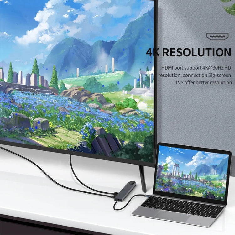 10 in 1 USB-C / Type-C Iinterface Docking Station Multi-function HUB - free shipping - PMC Jewellery - Order now!