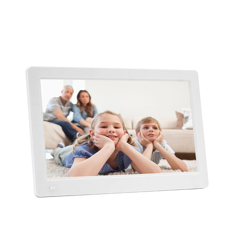11.6-inch IPS Digital Photo Frame Full View 1920*1080 Electronic Photo Album Advertising Machine(White) - 11 inch Below by PMC TechLife | Online Shopping South Africa | PMC TechLife | Buy Now Pay Later Mobicred