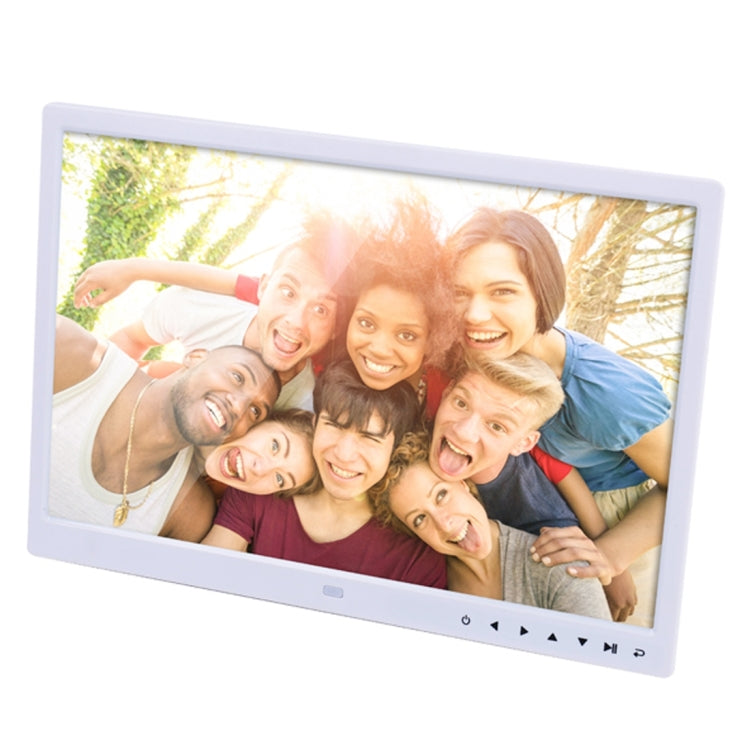 15.0 inch LED Display Digital Photo Frame with Holder / Remote Control, Allwinner, Support USB / SD Card Input / OTG(White) - 11-15 inch by PMC TechLife | Online Shopping South Africa | PMC TechLife | Buy Now Pay Later Mobicred