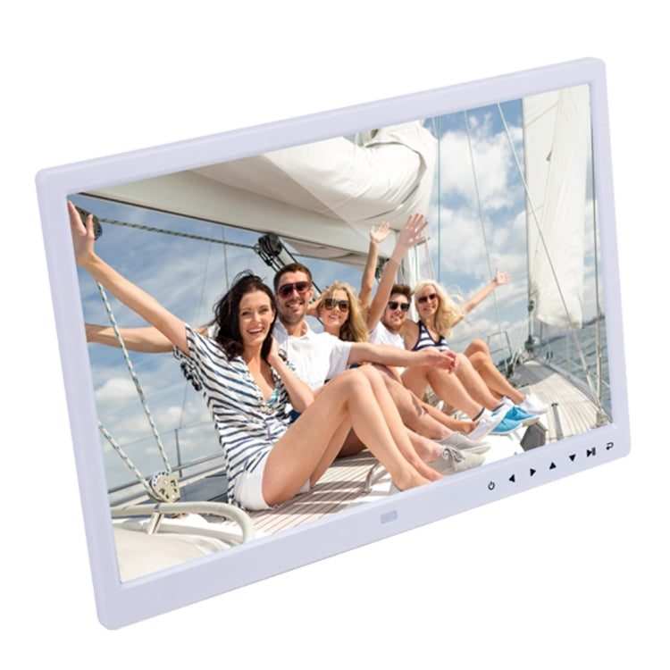 15.0 inch LED Display Digital Photo Frame with Holder / Remote Control, Allwinner, Support USB / SD Card Input / OTG(White) - 11-15 inch by PMC TechLife | Online Shopping South Africa | PMC TechLife | Buy Now Pay Later Mobicred