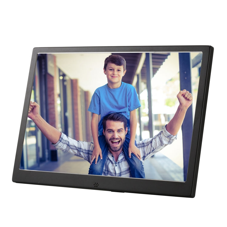 HSD1707 17 inch LED 1440X900 High Resolution Display Digital Photo Frame with Holder and Remote Control, Support SD / MMC / MS Card / USB Port, US Plug(Black) - free shipping - PMC Jewellery - Order now!